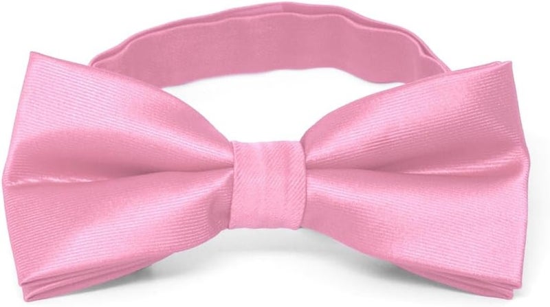 tiemart Pre-Tied Adjustable Men's Band Collar Bow Tie - Image 1